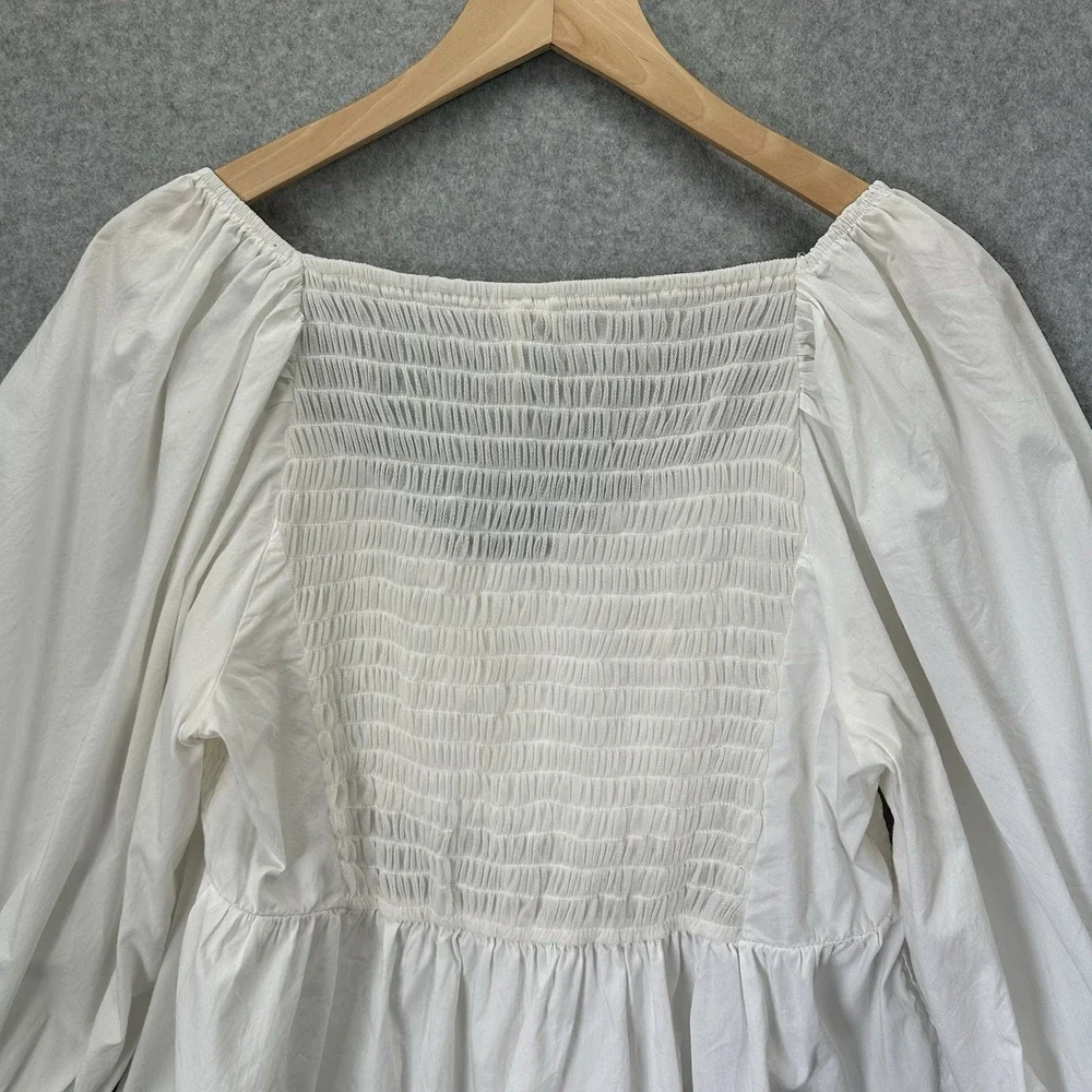 Anthropologie smocked sweetheart